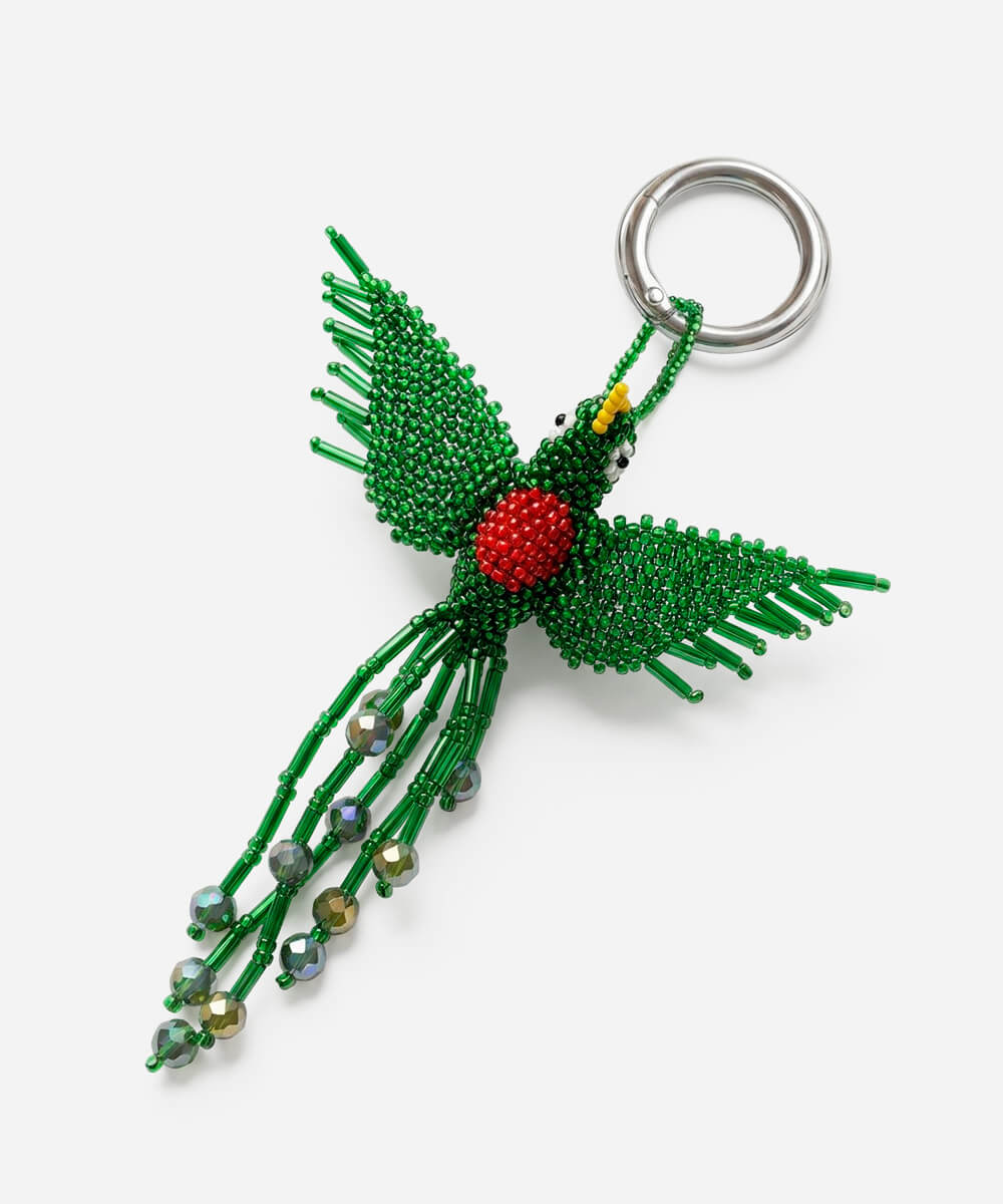 Colibrí Verde Chaquira - Imagen 2