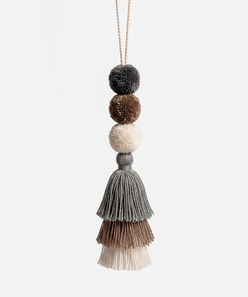 Beige Pompom